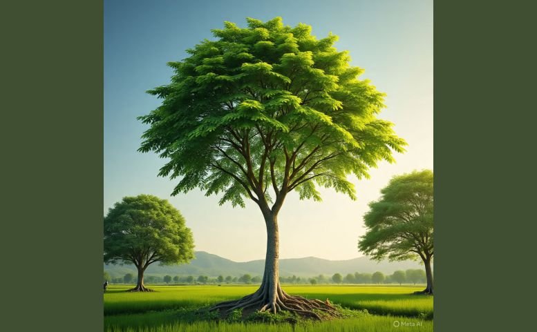 A typical moringa tree