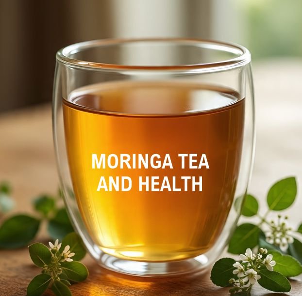 A glass of moringa tea depicting the Health Benefits of Moringa Tea