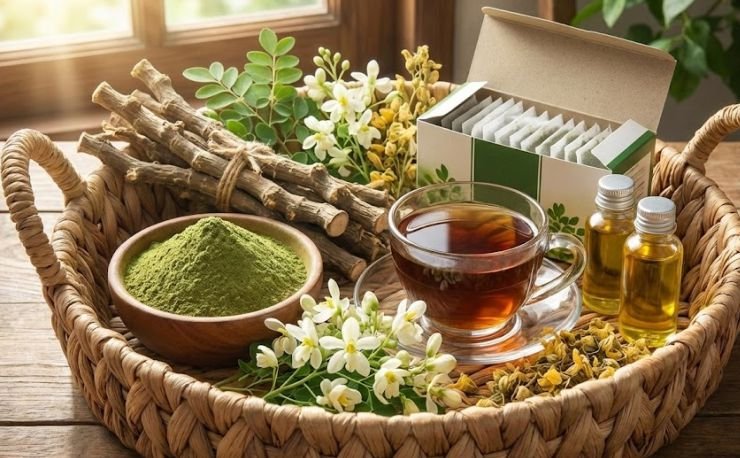 All forms of moringa depicting the Moringa Nutritional Facts