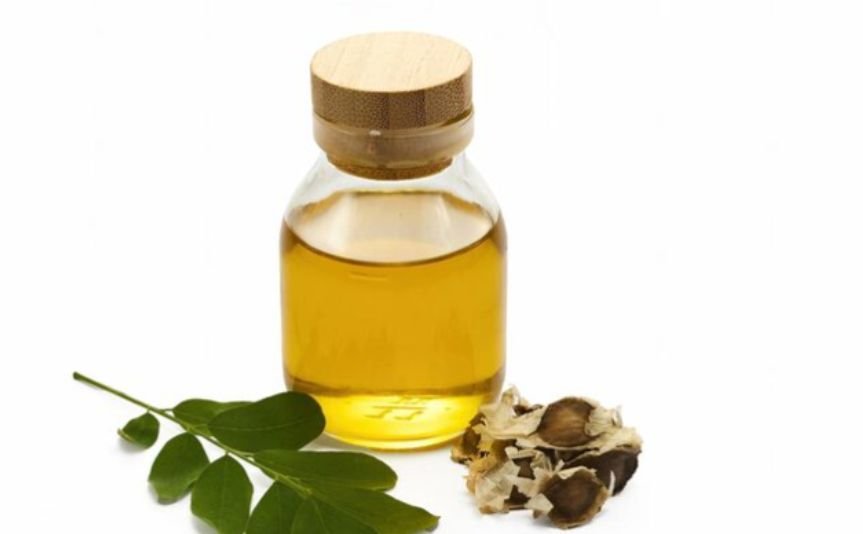 A bottled moringa oil depicting Health Benefits of Moringa Oil