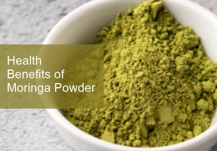 Freshly ground powder, depicting the Health Benefits of Moringa Powder