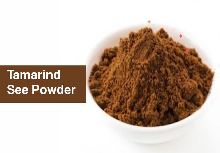A bowl of Tamarind Seed Powder