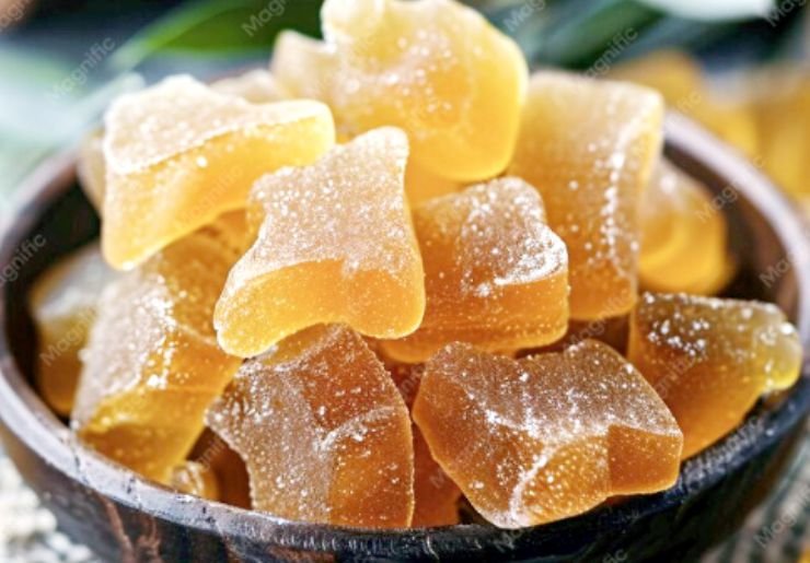 A bowl of Sea Moss Gummies
